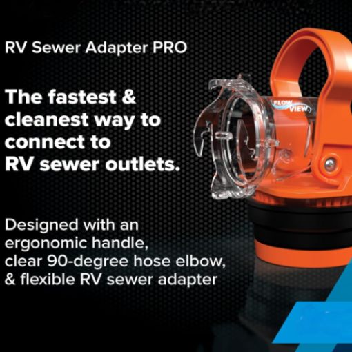 Septic Tank Rv Adapter RV Clear Sewer Adapter with Drain Lock – fastconvenient