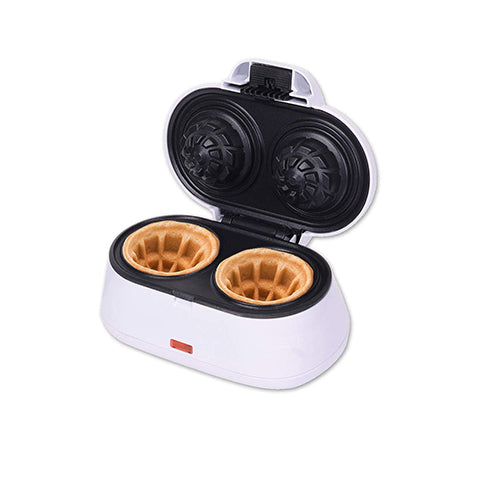 Double Waffle Bowl Maker, Standard, Blue, waffle maker mini - AliExpress